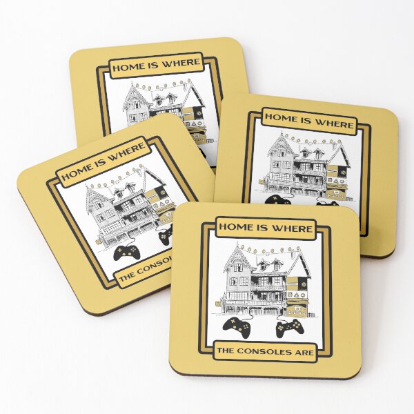 Item preview, Home is Where the Consoles Are Gamers Cool designed and sold by Smagnaferous.