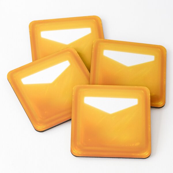Item preview, Beat Saber Golden Yellow Cube Block designed and sold by JessySketches.
