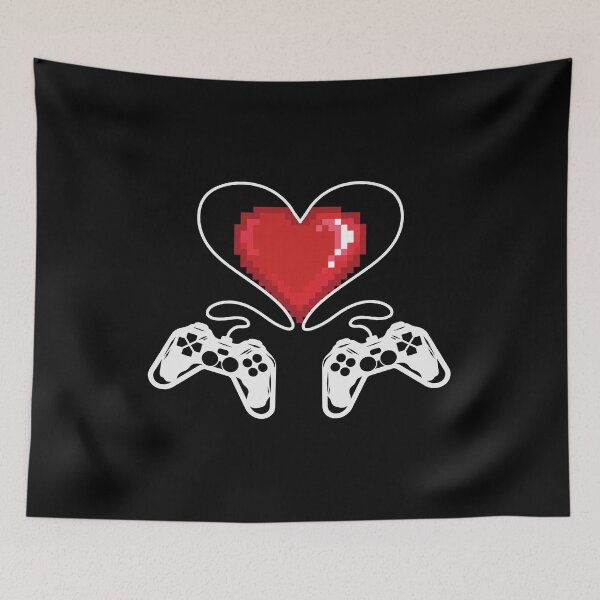 Item preview, Gamer valentines - just married designed and sold by CaitU.