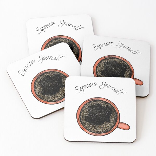 Item preview, Espresso Yourself - Express Yourself designed and sold by DoodlesnPoodles.