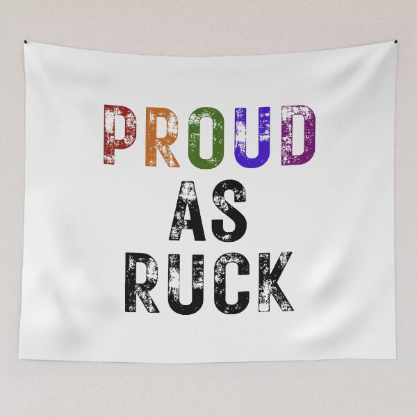 Item preview, PROUD AS RUCK RUGBY FOOTBALL designed and sold by Mercurial Merkaba.