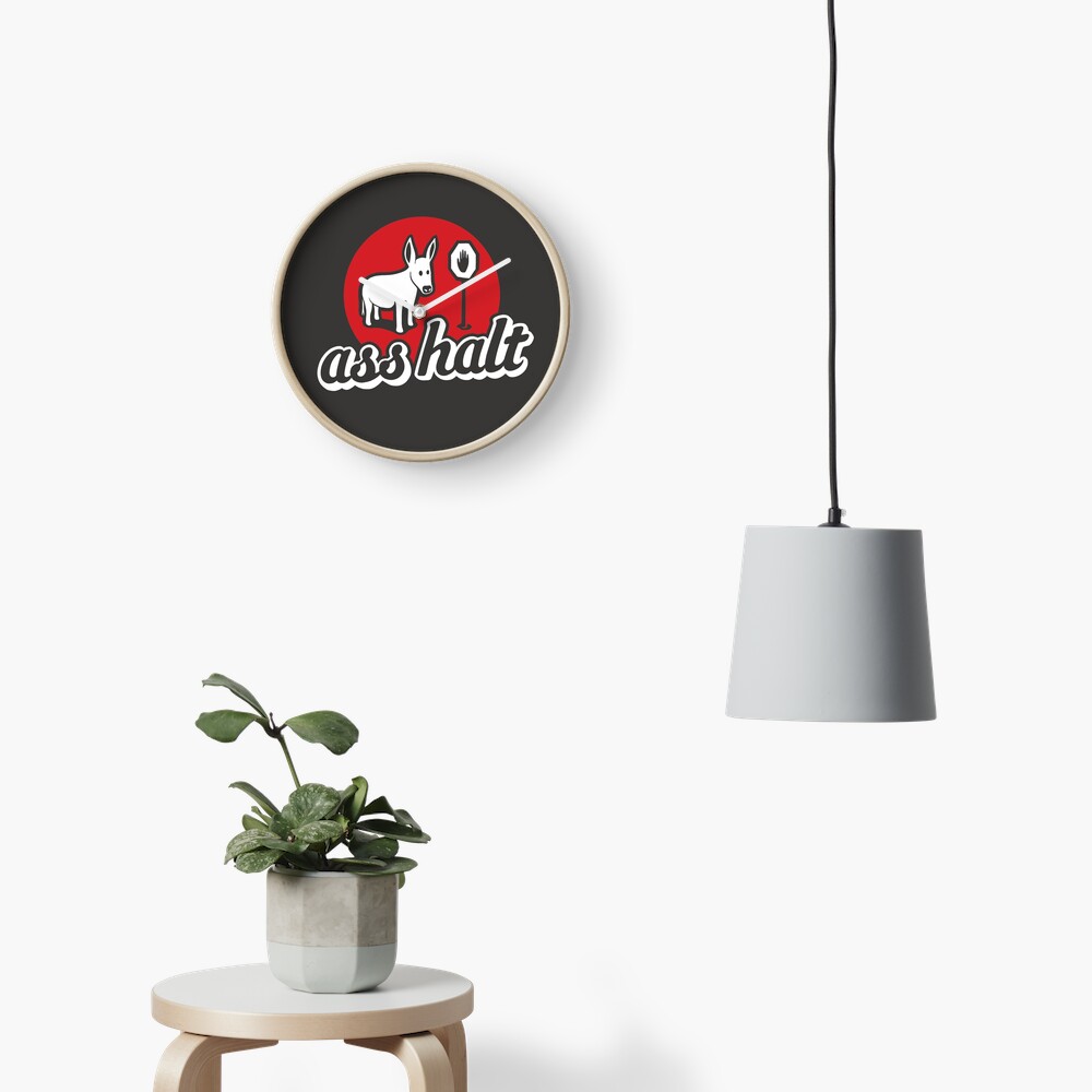 Item preview, Clock designed and sold by Ass-Halt.