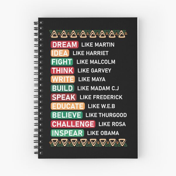 Item preview, Dream Like Martin Lead Like Harriet Fight Like Malcolm - Black History Month designed and sold by LounisArt.
