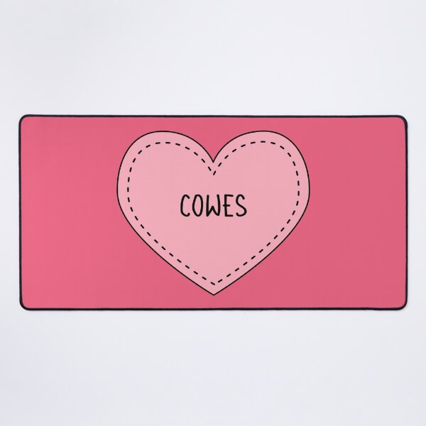 Item preview, Cowes Isle of Wight England Cute Pink Heart designed and sold by cashewdays.