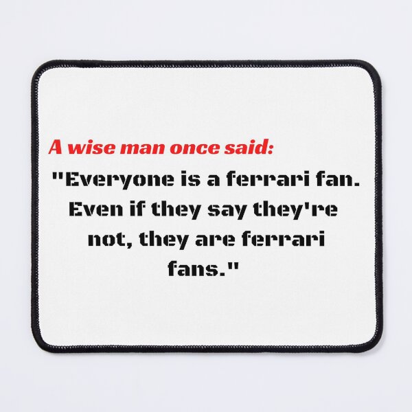 Item preview, Everyone is a ferrari fan designed and sold by ghewa.