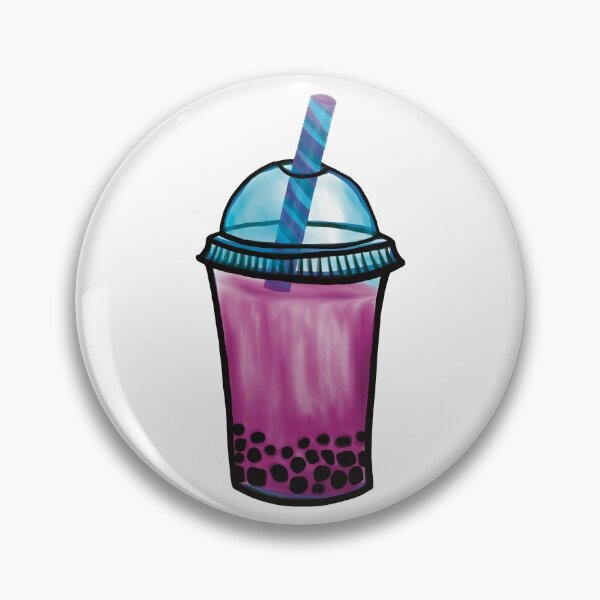 Item preview, Vivid Pink Bubble Tea Illustration designed and sold by ZaraRoza.