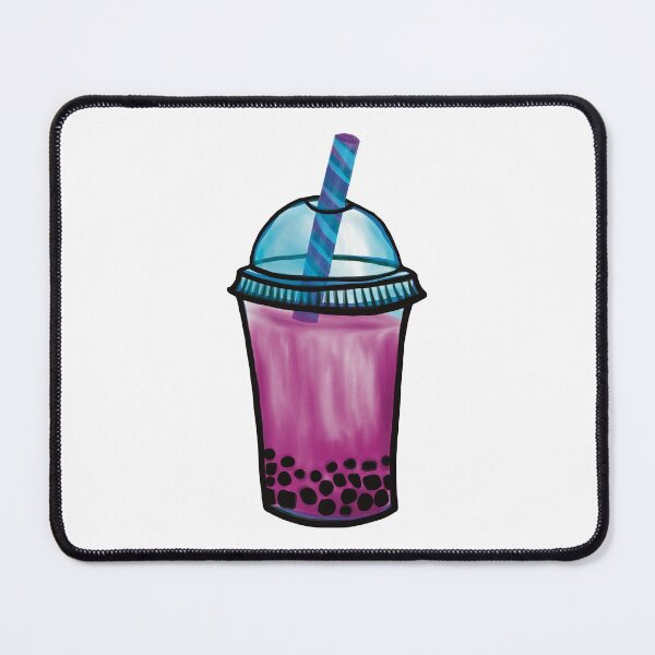 Item preview, Vivid Pink Bubble Tea Illustration designed and sold by ZaraRoza.