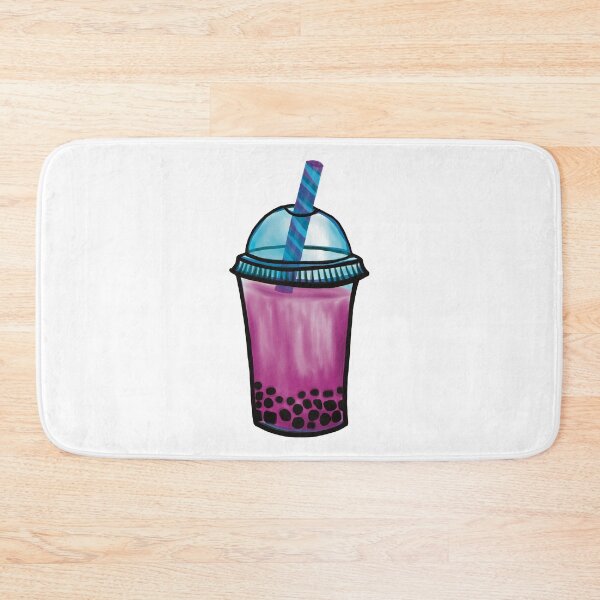 Item preview, Vivid Pink Bubble Tea Illustration designed and sold by ZaraRoza.