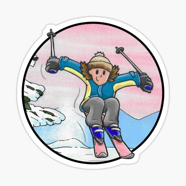 Bump Jump! Circle Sticker
