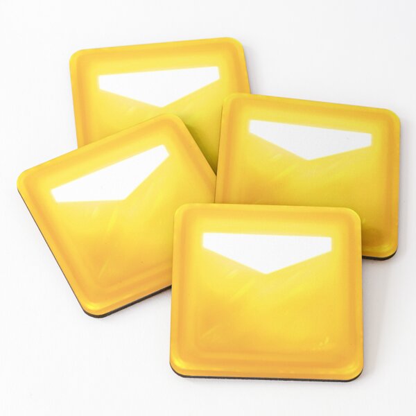 Item preview, Beat Saber Honey Yellow Cube Block designed and sold by JessySketches.
