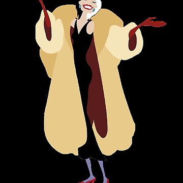 101 Dalmatians Cruella de Vil Sticker - Sticker Mania