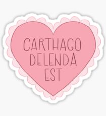Carthago Delenda Est - Valentine Sticker