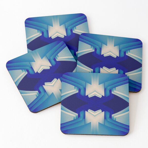 Item preview, Blue Paper Abstract Pattern designed and sold by KRBailey.