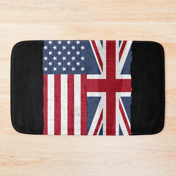 Item preview, United States with United Kingdom Flag Mix US and UK Union Jack Classic T-Shirt designed and sold by JasonGeorge4.