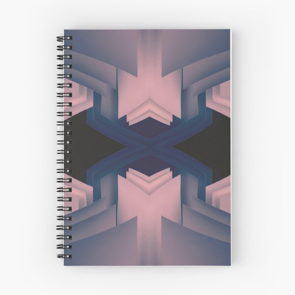 Aperçu de l'œuvre Motif abstrait en papier rose et gris créée et vendue par KRBailey.