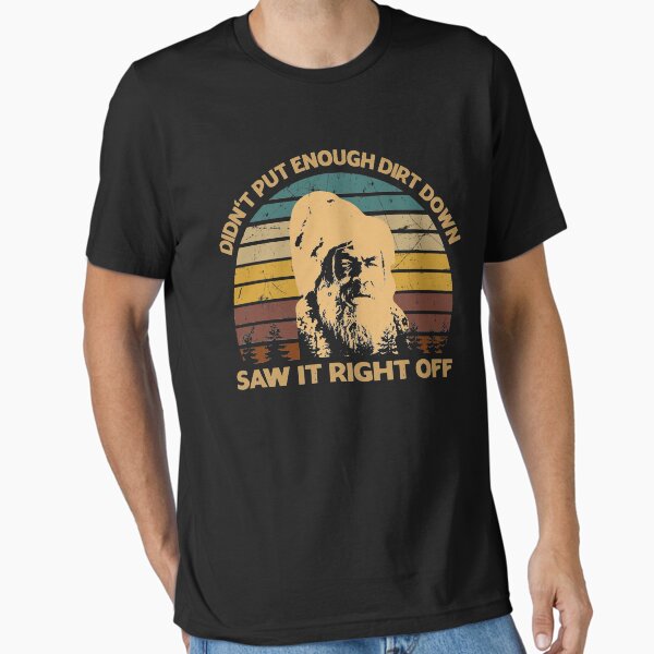 Item preview, Vintage Jeremiah Arts Johnson Film - Didn&x27;t Put Enough Dirt Down Classic T-Shirt designed and sold by JasonGeorge4.