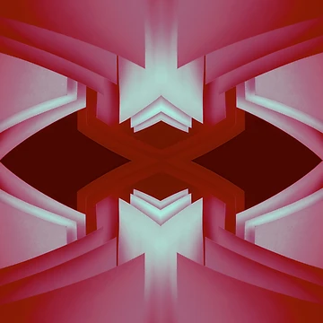Artwork thumbnail, Red Paper Abstract Pattern by KRBailey