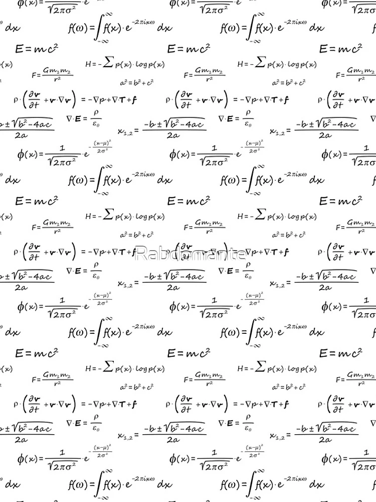 Thumbnail 4 of 4, Samsung Galaxy Phone Case, Scientific Formulas Pattern designed and sold by Rabdomante.