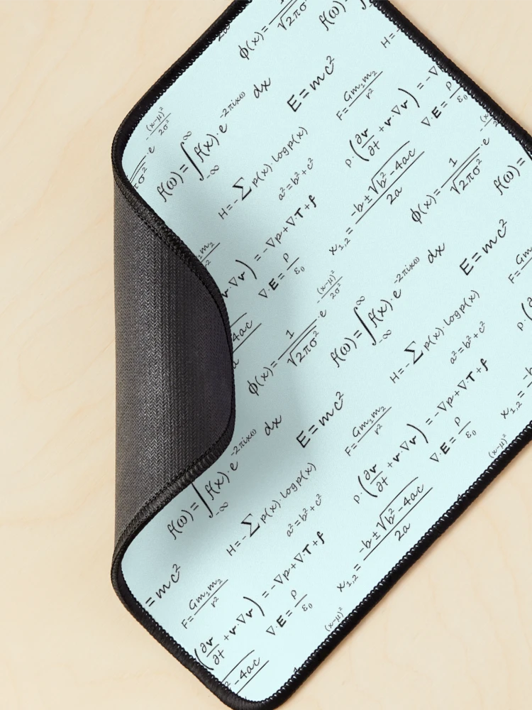 Thumbnail 2 of 5, Mouse Pad, Scientific Formulas Pattern designed and sold by Rabdomante.