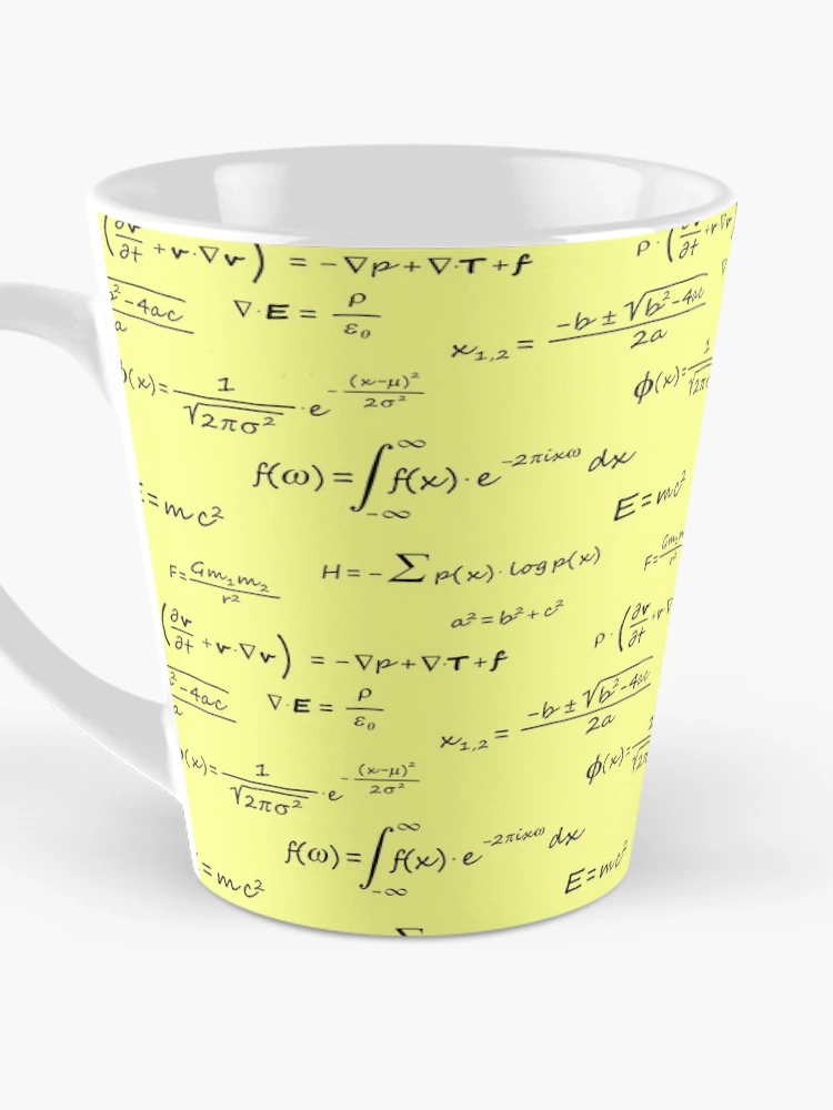 Thumbnail 3 of 4, Coffee Mug, Scientific Formulas Pattern designed and sold by Rabdomante.