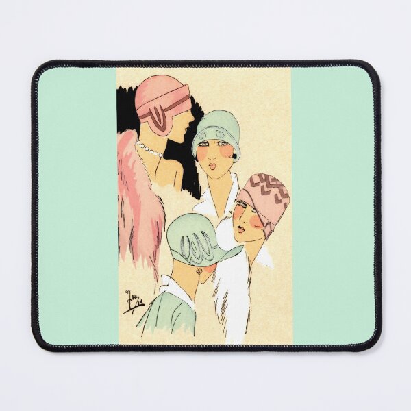 Item preview, Vintage illustration Très Parisien magazine hats 1926 designed and sold by mesreveries.