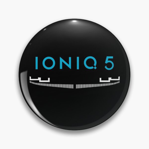 Item preview, Ioniq 5 iconic front grill and logo in blue designed and sold by Allyn-H.