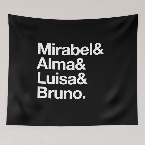 Item preview, Mirabel & Alma & Luisa & Bruno designed and sold by w1ckerman.
