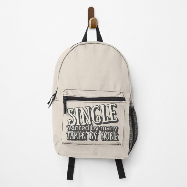 Item preview, Single Wanted By Many Taken By None, Fun Valentine's Day Single Slogan designed and sold by TrulyEpoque.