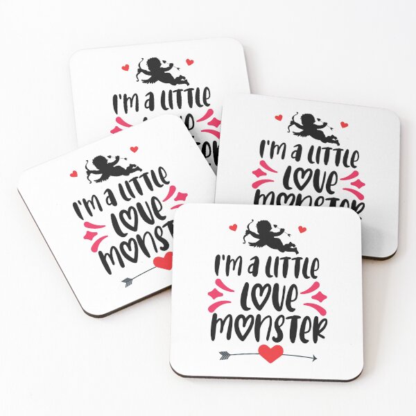 Item preview, I'm a Little Love Monster, Love Monster, Cupid designed and sold by WanderTravels.