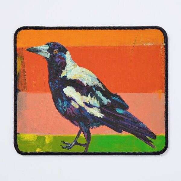 Item preview, Australian Magpie painting, art print. designed and sold by Cat Leonard.