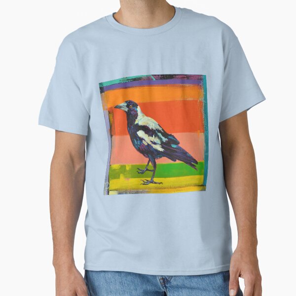 Item preview, Australian Magpie painting, art print. designed and sold by Cat Leonard.