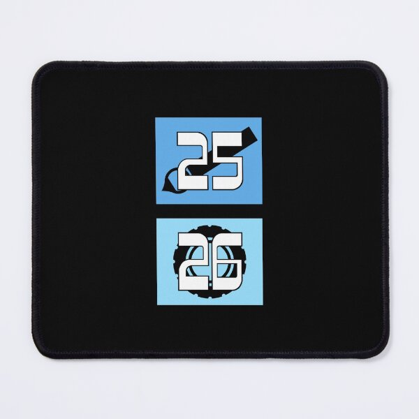 Item preview, 25 and 26 Sticker designed and sold by EmiliafNegri.