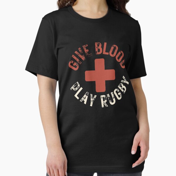 Item preview, GIVE BLOOD PAY RUGBY FOOTBALL designed and sold by Mercurial Merkaba.
