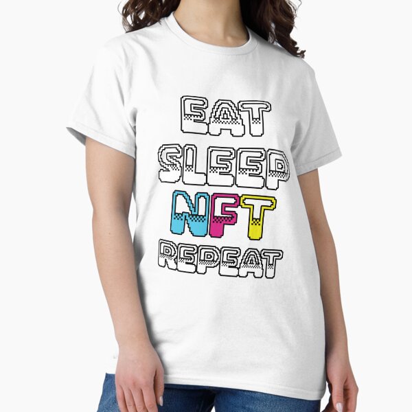 Item preview, Eat Sleep NFT Repeat designed and sold by HSSN-CK.