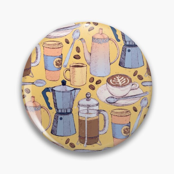 Item preview, Coffee Love on Yellow designed and sold by micklyn.