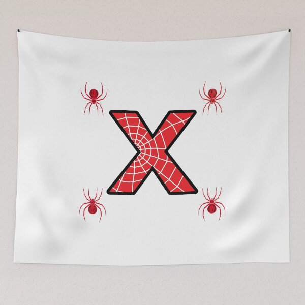 Item preview, Lettre X red designed and sold by ASboom.