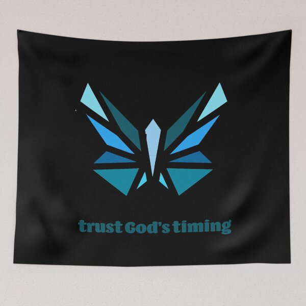 Item preview, Faites confiance au timing de Dieu Sticker designed and sold by DemifMancini.
