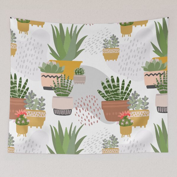 Item preview, Plants and flowers in pots. Cacti and succulents designed and sold by IrinaVaneeva.
