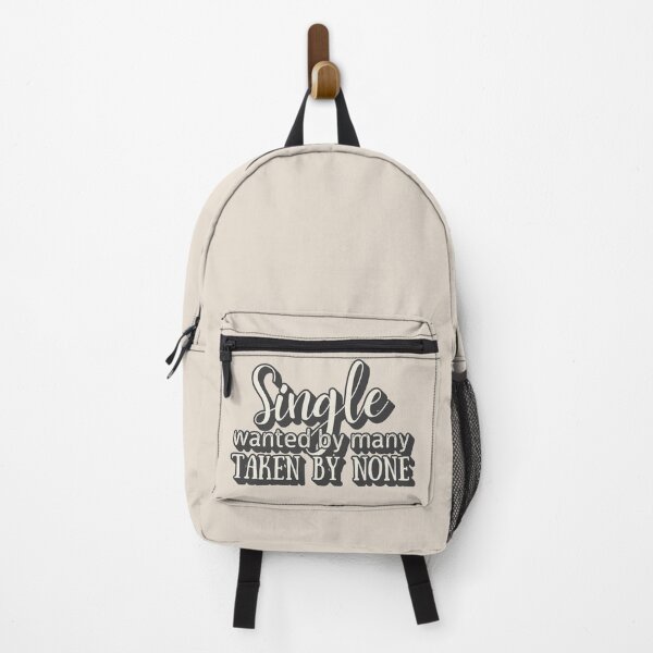 Item preview, Single Wanted By Many Taken By None, Fun Valentine's Day Single Slogan designed and sold by TrulyEpoque.