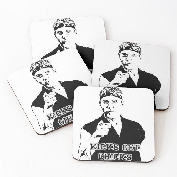 Item preview, Johnny Lawrence - Kicks get Chicks designed and sold by PeacefulRiver.