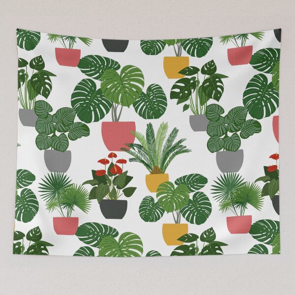 Item preview, Plants and flowers in pots. Cacti and succulents designed and sold by IrinaVaneeva.