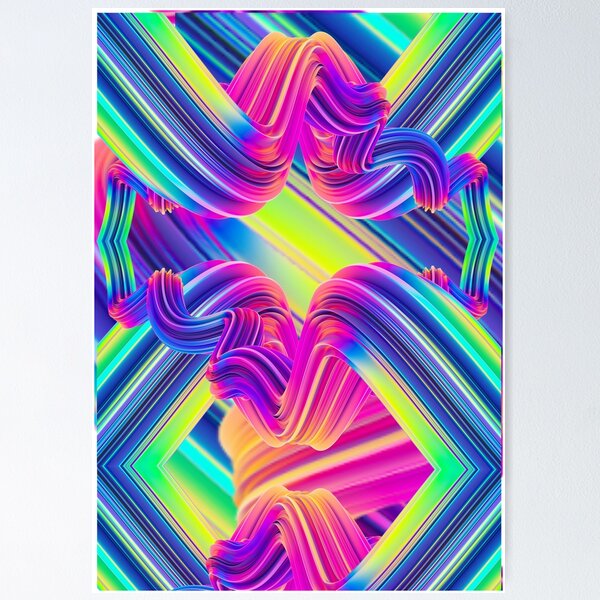 Item preview, Rainbow Abstract Swirls designed and sold by LMoonDesigns.