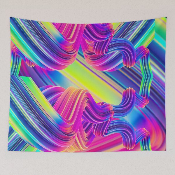 Item preview, Rainbow Abstract Swirls designed and sold by LMoonDesigns.