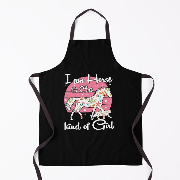 Item preview, I Am Horse & Cat Kind Of Girl Paws Horseshoes designed and sold by StrongShirts.