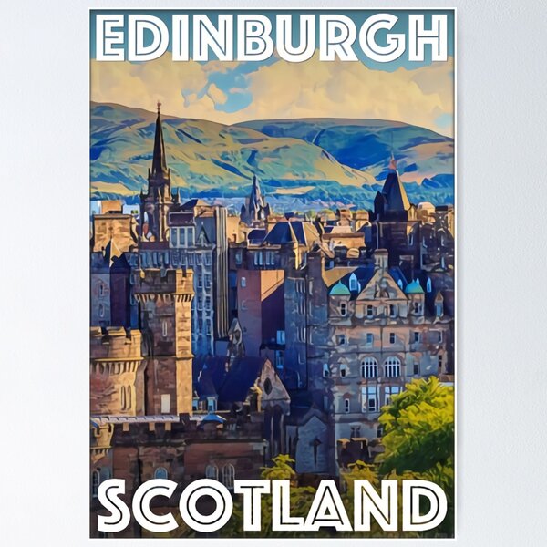  Edinburgh Scotland Poster