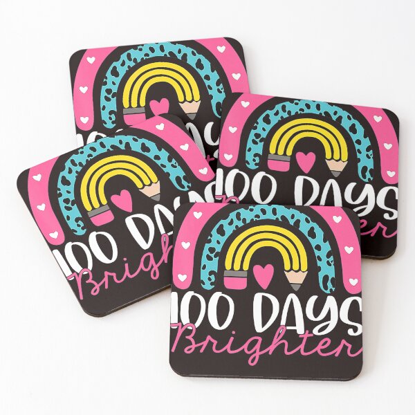 Item preview, 100 Days Brighter Rainbow for Teacher Happy 100th Day designed and sold by JasonButki.