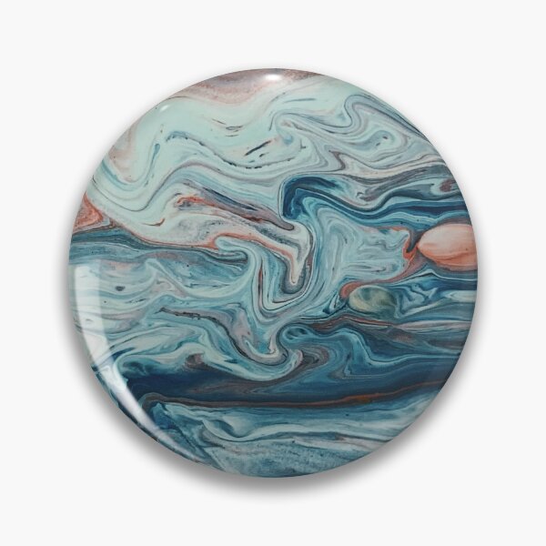 Item preview, Ocean marble abstract colorful design designed and sold by Robisko Store.