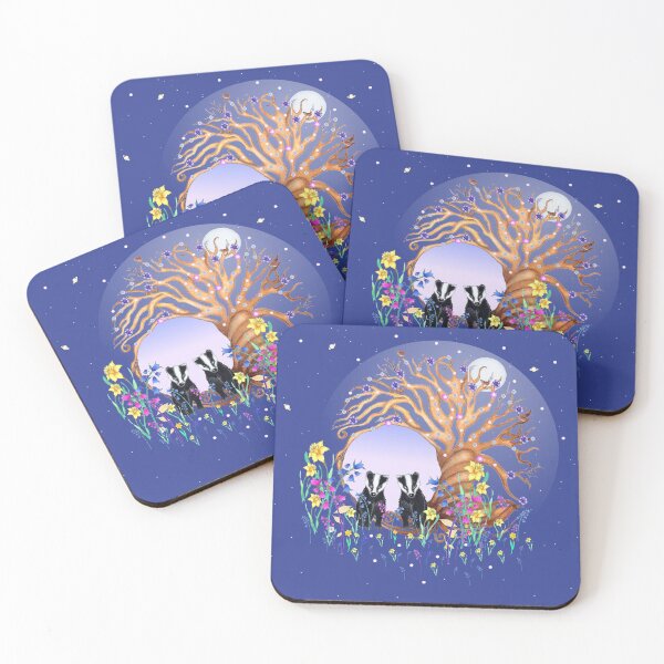 Item preview, Nocturne Badger Cubs (View 1) designed and sold by nocturne-design.