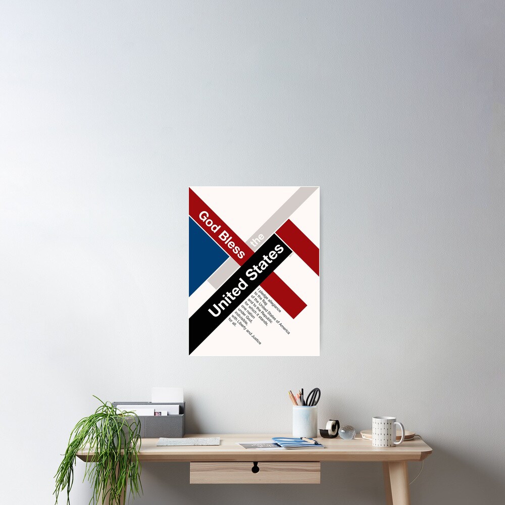 God Bless The United States Poster