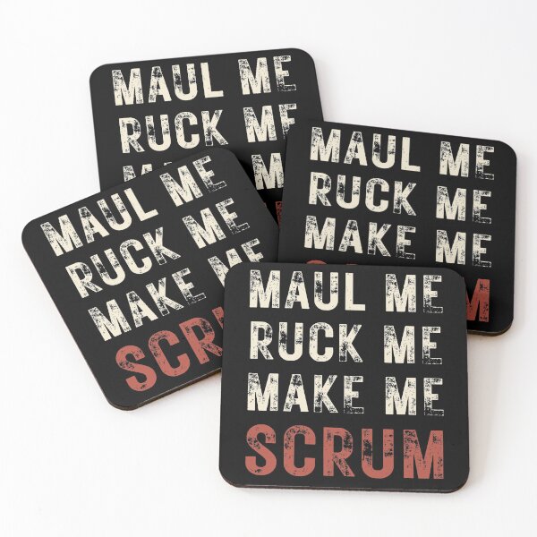 Item preview, MAUL ME RUCK ME MAKE ME SCRUM RUGBY FOOTBALL designed and sold by Mercurial Merkaba.